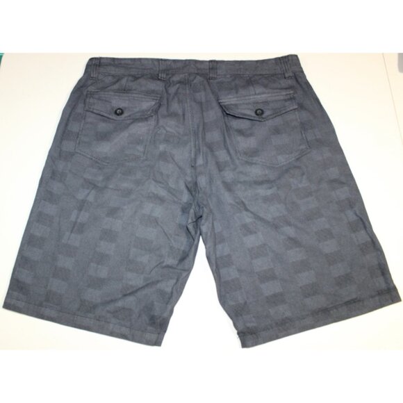 Mens  Billabong Factory Stretch Board Front Flat Shorts Sz: 38 Check Gray Beach - Picture 4 of 5